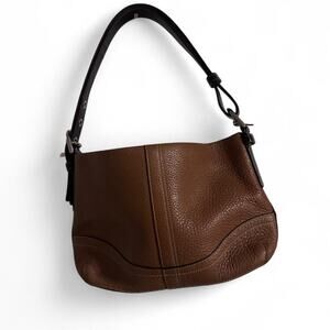 Vintage coach leather baguette soho Y2k hobo bag